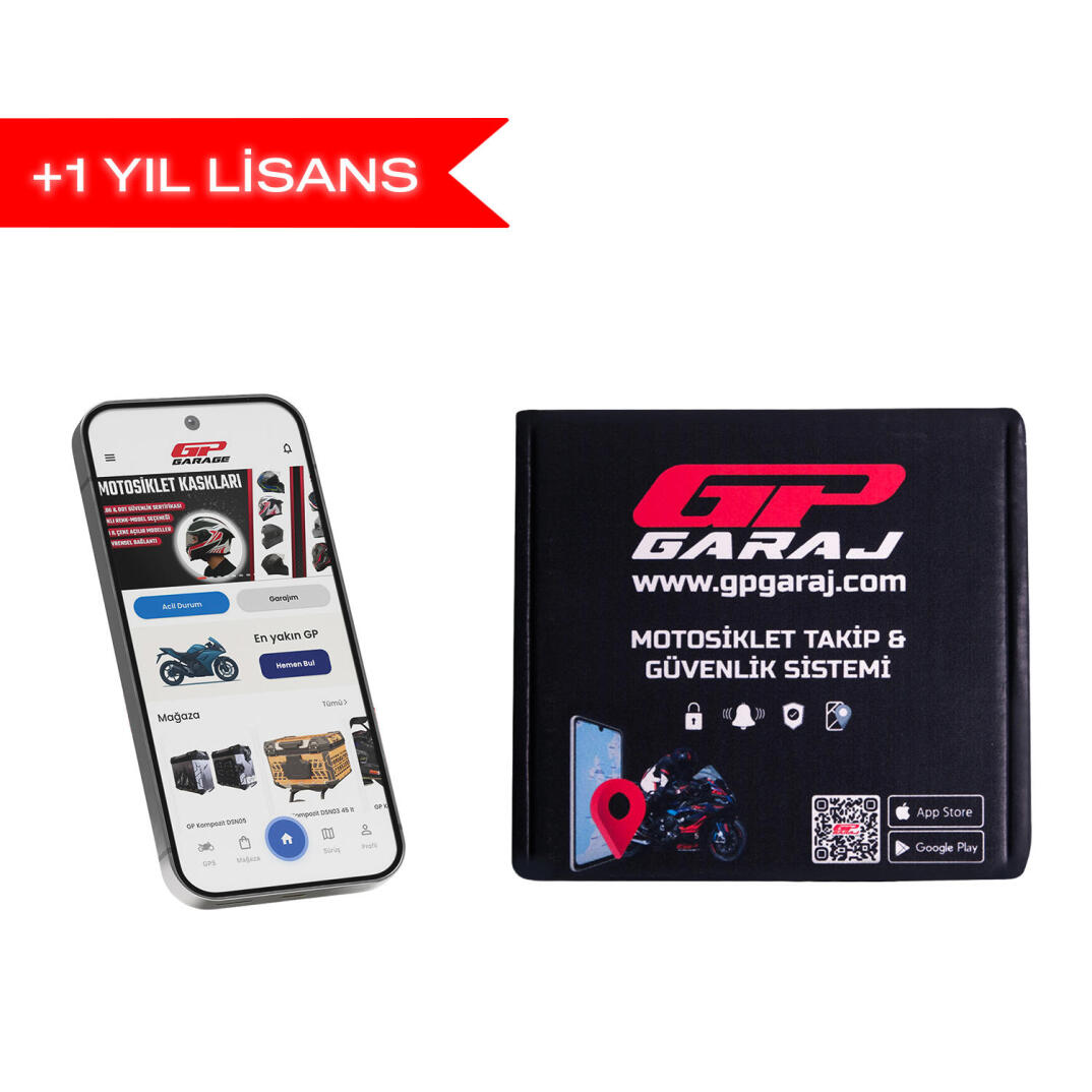 GP Garaj TKP001 Motosiklet Takip Ve Güvenlik Sistemi - Lisans Süre Uzatma - 1 Yıllık - 1