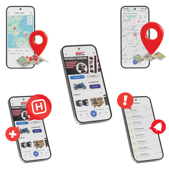 GP Garaj TKP001 Motosiklet Takip Ve Güvenlik Sistemi + Siren Alarm Modülü + 2 Yıllık Lisans (1)