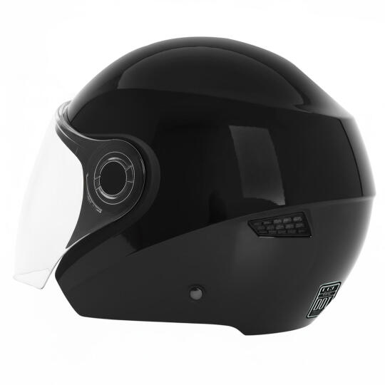 GP GX MKS005-GB Şeffaf Vizörlü Motosiklet Yarım Kask - 4