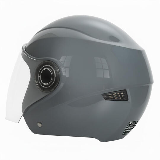 GP GX MKS005-GNG Şeffaf Vizörlü Motosiklet Yarım Kask - 4