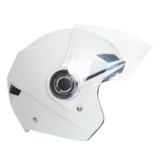 GP GX MKS005-PW Şeffaf Vizörlü Motosiklet Yarım Kask - 3