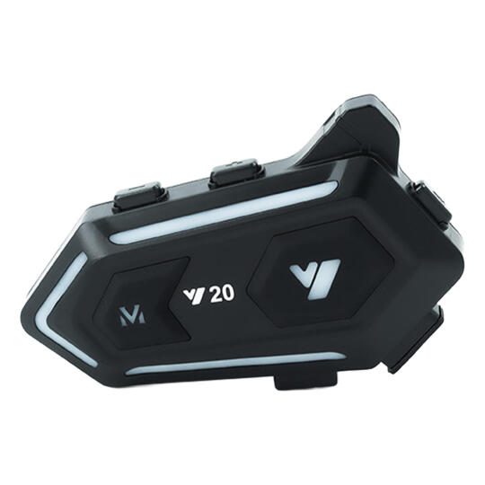 GP KATJMER Y20 Bluetooth 5.3 RGB Işıklı IPX6 Motosiklet Kask Kulaklığı Intercom - 5