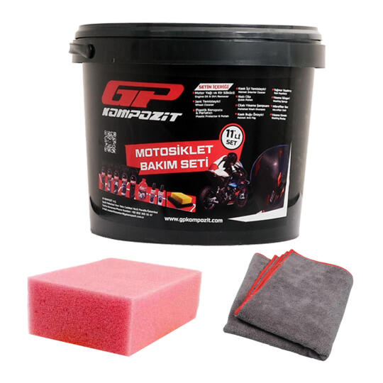 GP Kompozit 11 Parça Motosiklet Bakım ve Temizlik Seti - 6