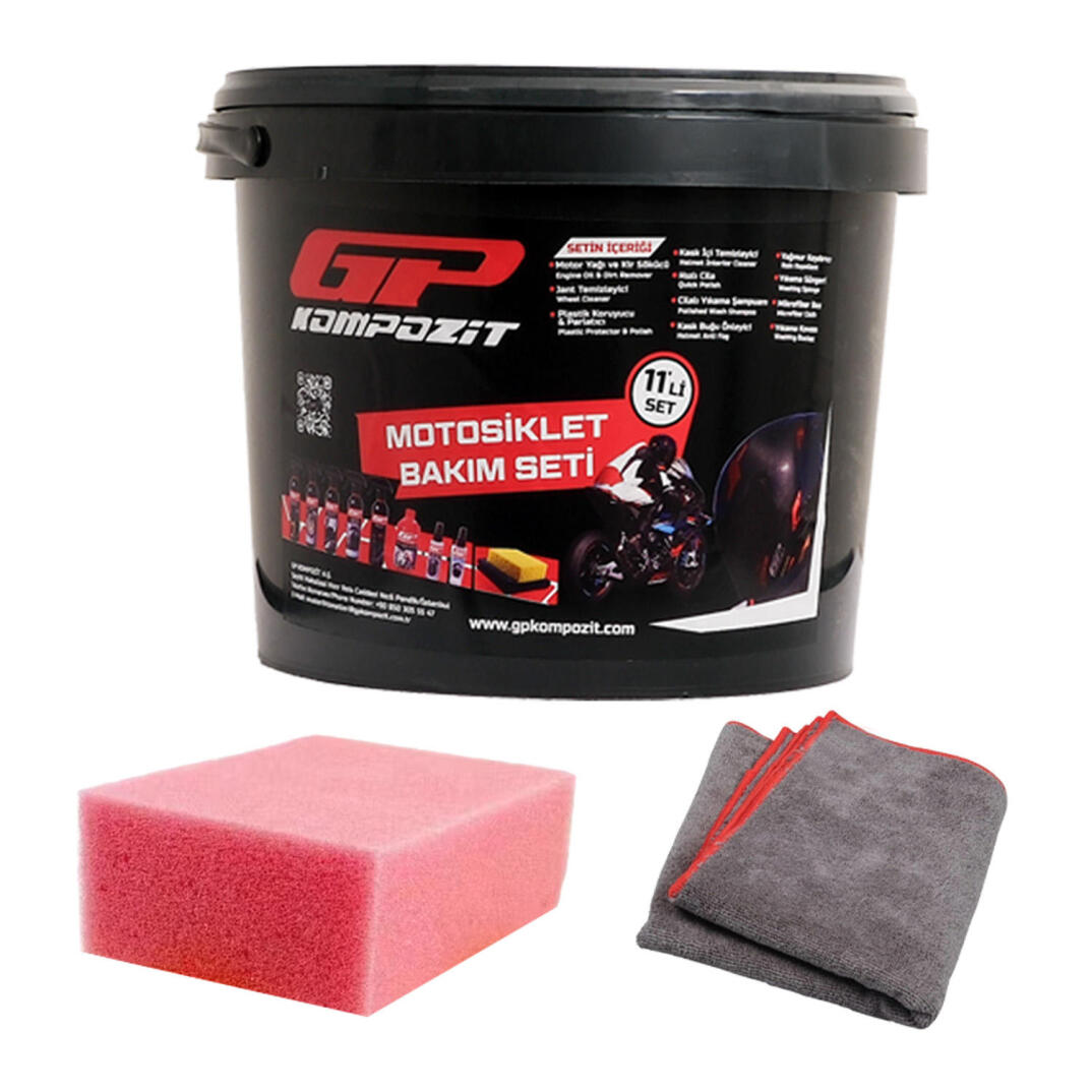 GP Kompozit 11 Parça Motosiklet Bakım ve Temizlik Seti - 6