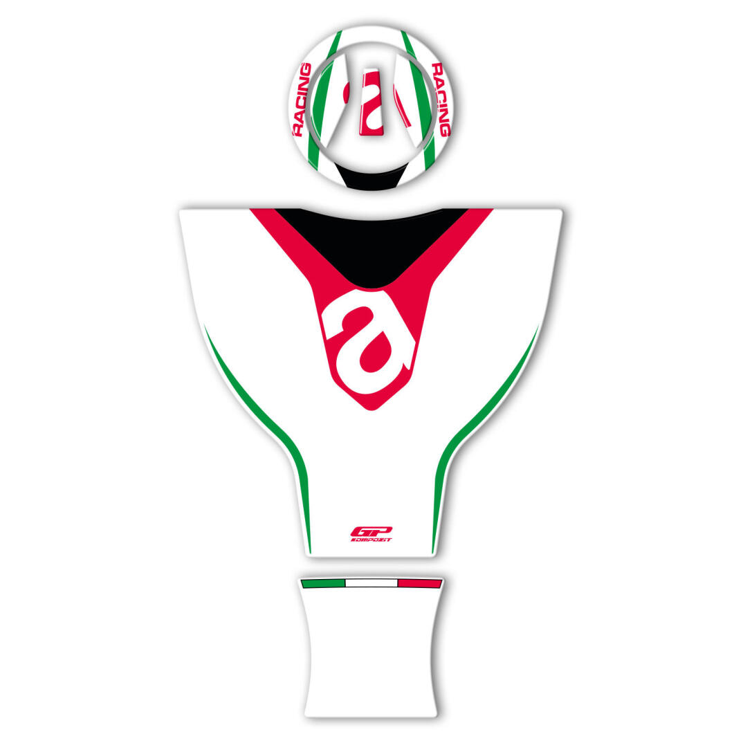 GP Kompozit Aprilia RS 660 2021-2023 Uyumlu Tank Pad Beyaz - 1