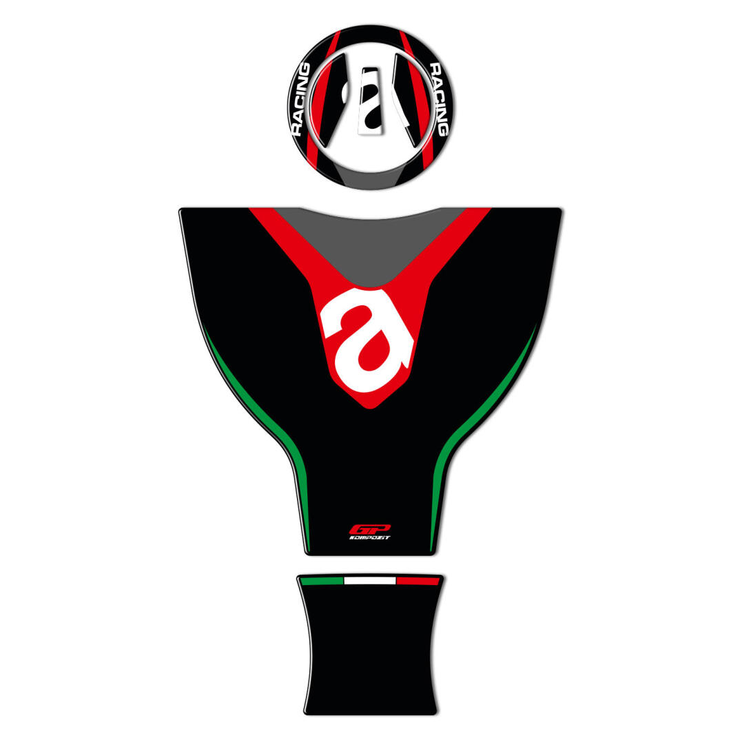 GP Kompozit Aprilia RS 660 2021-2023 Uyumlu Tank Pad Siyah - 1