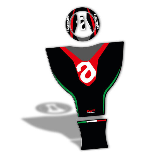 GP Kompozit Aprilia RS 660 2021-2023 Uyumlu Tank Pad Siyah - 7