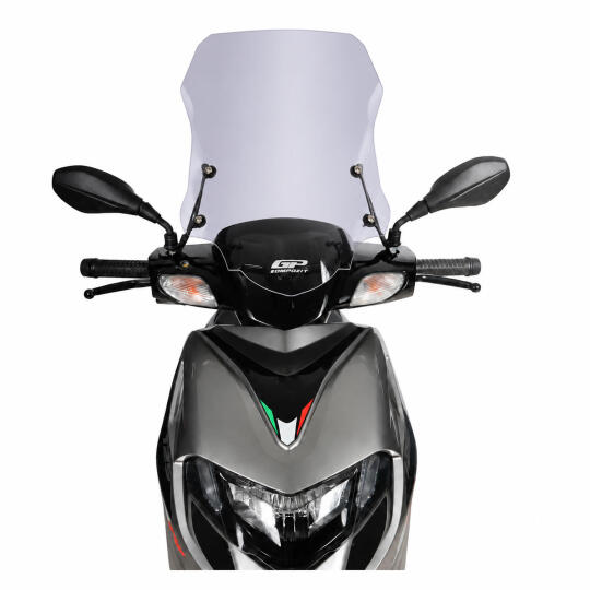 GP Kompozit Aprilia SR 125 / 160 2024 Uyumlu Ön Cam Füme (1)