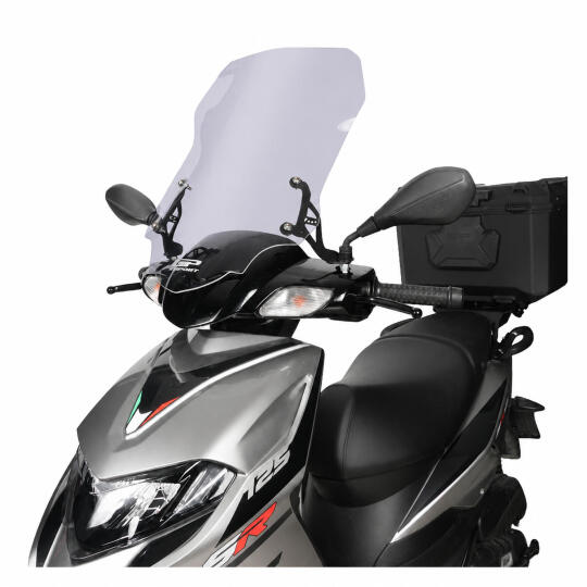 GP Kompozit Aprilia SR 125 / 160 2024 Uyumlu Ön Cam Füme - 3