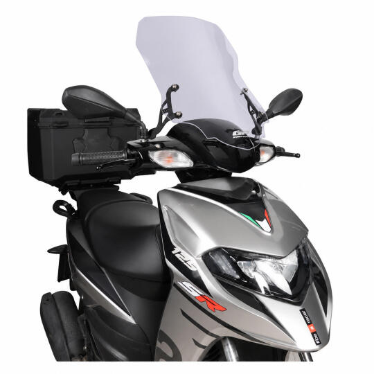 GP Kompozit Aprilia SR 125 / 160 2024 Uyumlu Ön Cam Füme - 4