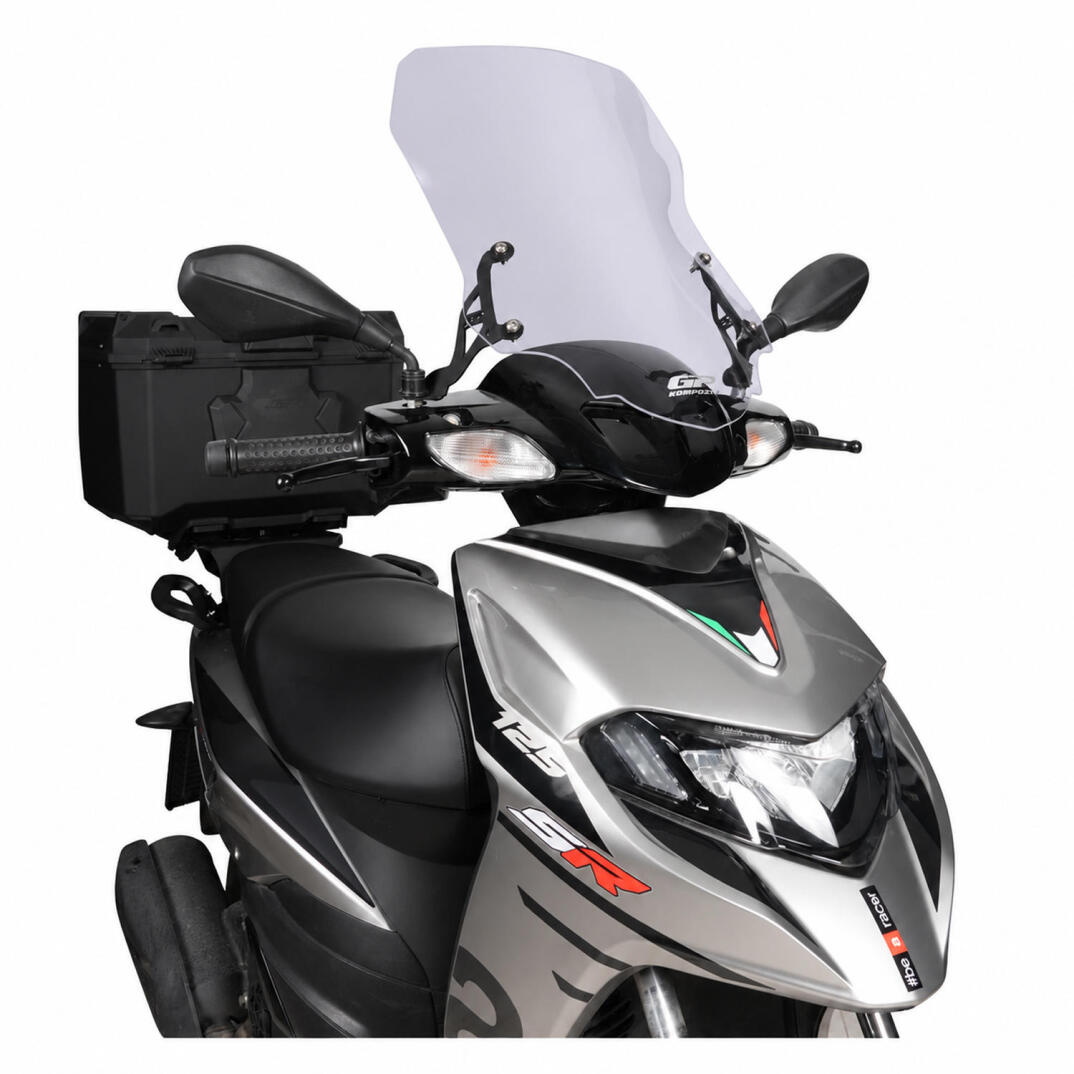GP Kompozit Aprilia SR 125 / 160 2024 Uyumlu Ön Cam Füme - 4