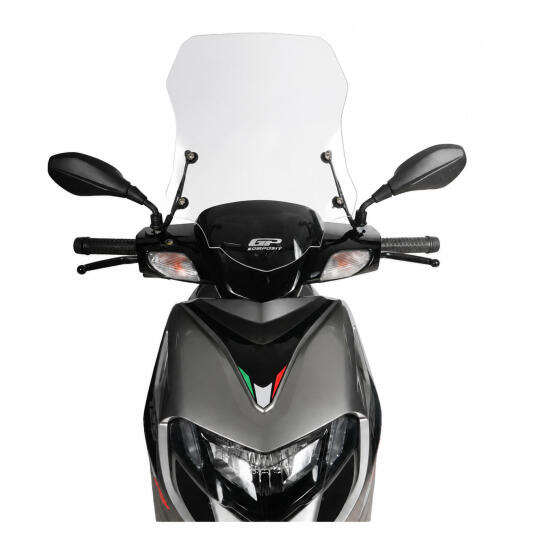 GP Kompozit Aprilia SR 125 / 160 2024 Uyumlu Ön Cam Şeffaf (1)