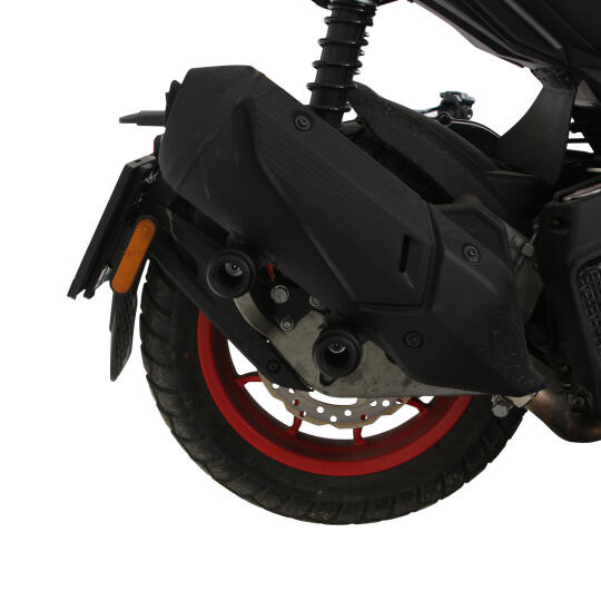 GP Kompozit Aprilia SR GT 125 / 200 2022-2023 Uyumlu Egzoz Koruma Takozu Siyah (1)