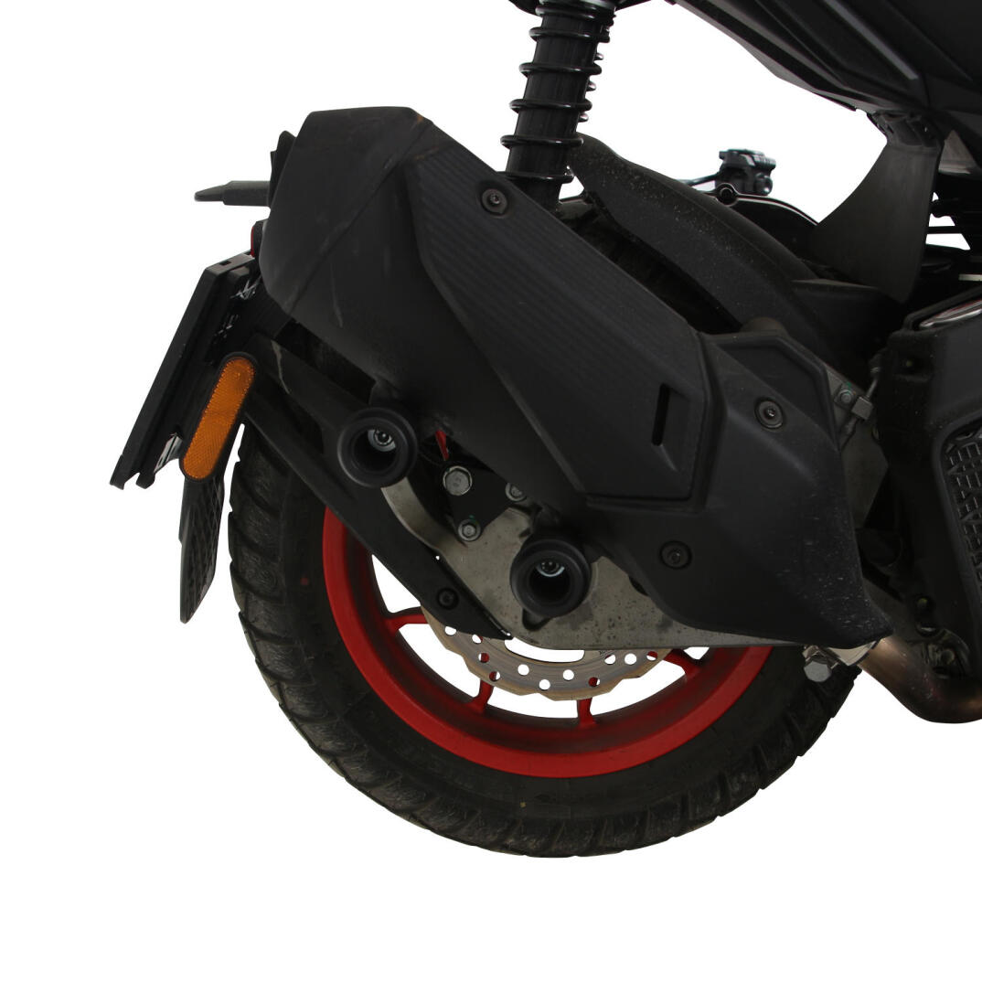 GP Kompozit Aprilia SR GT 125 / 200 2022-2023 Uyumlu Egzoz Koruma Takozu Siyah - 2