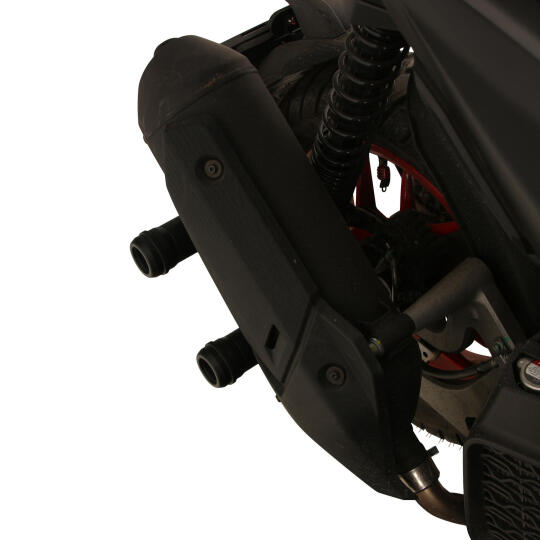 GP Kompozit Aprilia SR GT 125 / 200 2022-2023 Uyumlu Egzoz Koruma Takozu Siyah - 3