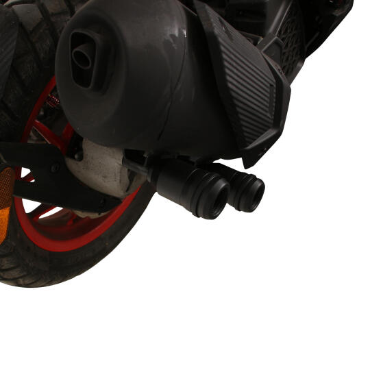 GP Kompozit Aprilia SR GT 125 / 200 2022-2023 Uyumlu Egzoz Koruma Takozu Siyah - 5