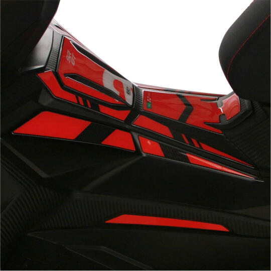GP Kompozit Aprilia SR GT 125 / 200 2022-2023 Uyumlu Tank Pad Kırmızı - 4