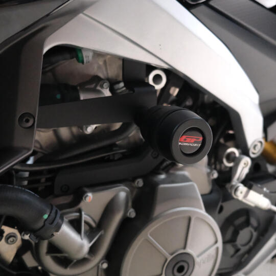 GP Kompozit Aprilia Tuono 660 Factory 2021-2024 Uyumlu Motor Koruma Takozu Siyah - 4
