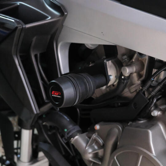GP Kompozit Aprilia Tuono 660 Factory 2021-2024 Uyumlu Motor Koruma Takozu Siyah - 5