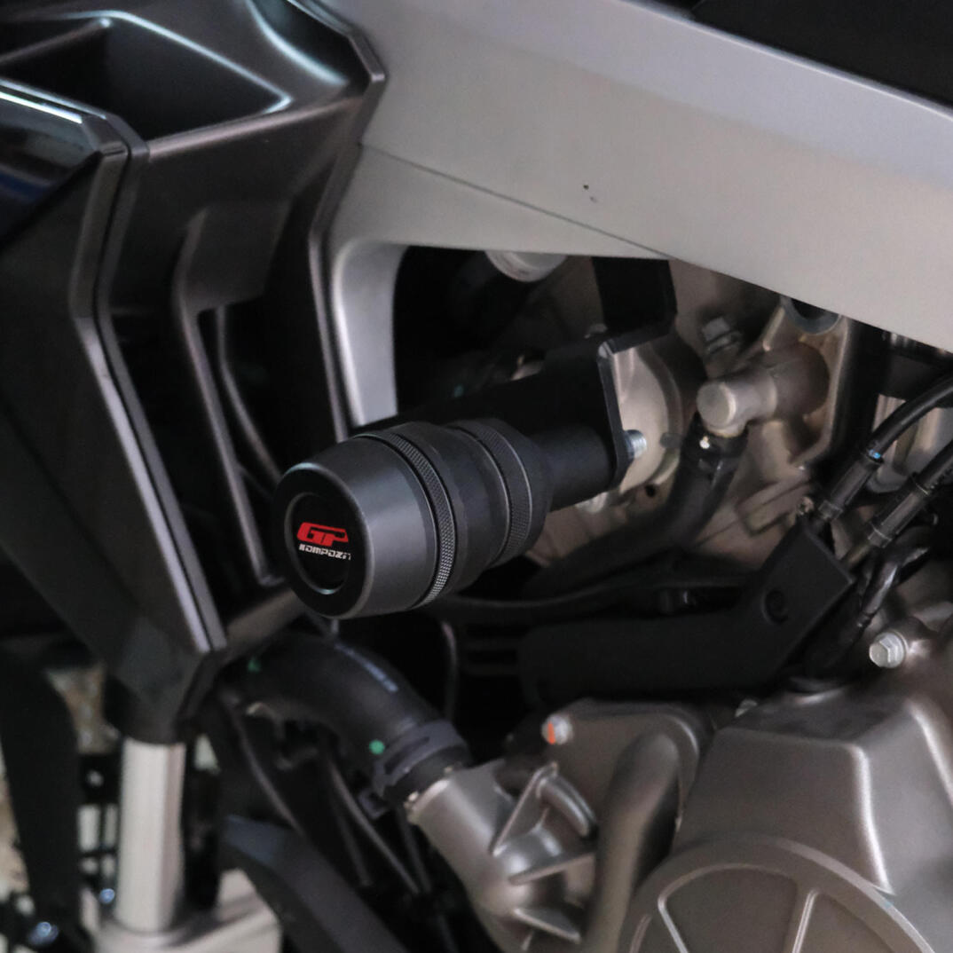 GP Kompozit Aprilia Tuono 660 Factory 2021-2024 Uyumlu Motor Koruma Takozu Siyah - 5