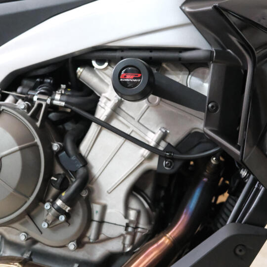GP Kompozit Aprilia Tuono 660 Factory 2021-2024 Uyumlu Motor Koruma Takozu Siyah - 6