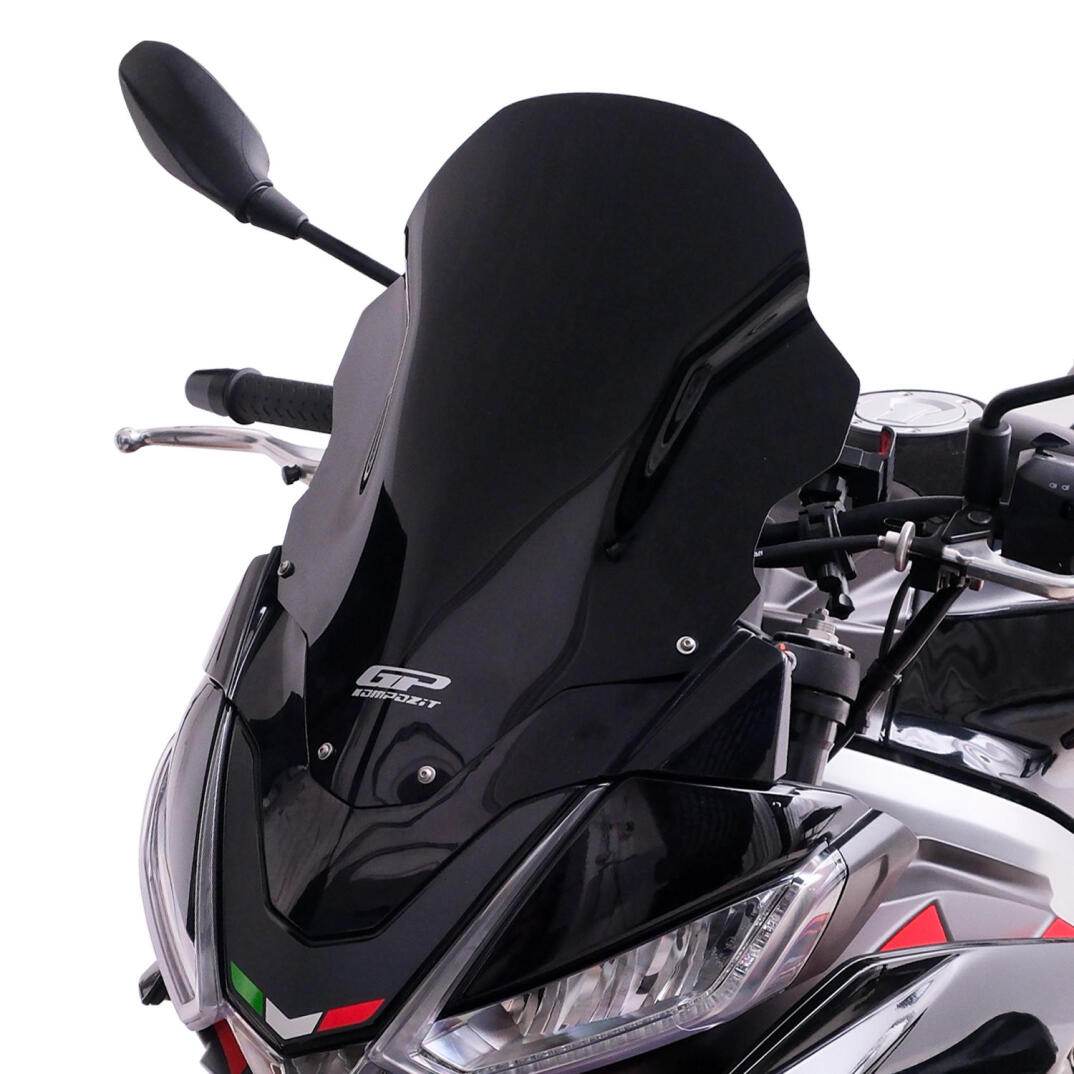 GP Kompozit Aprilia Tuono 660 Factory 2021-2024 Uyumlu Ön Cam Siyah - 3