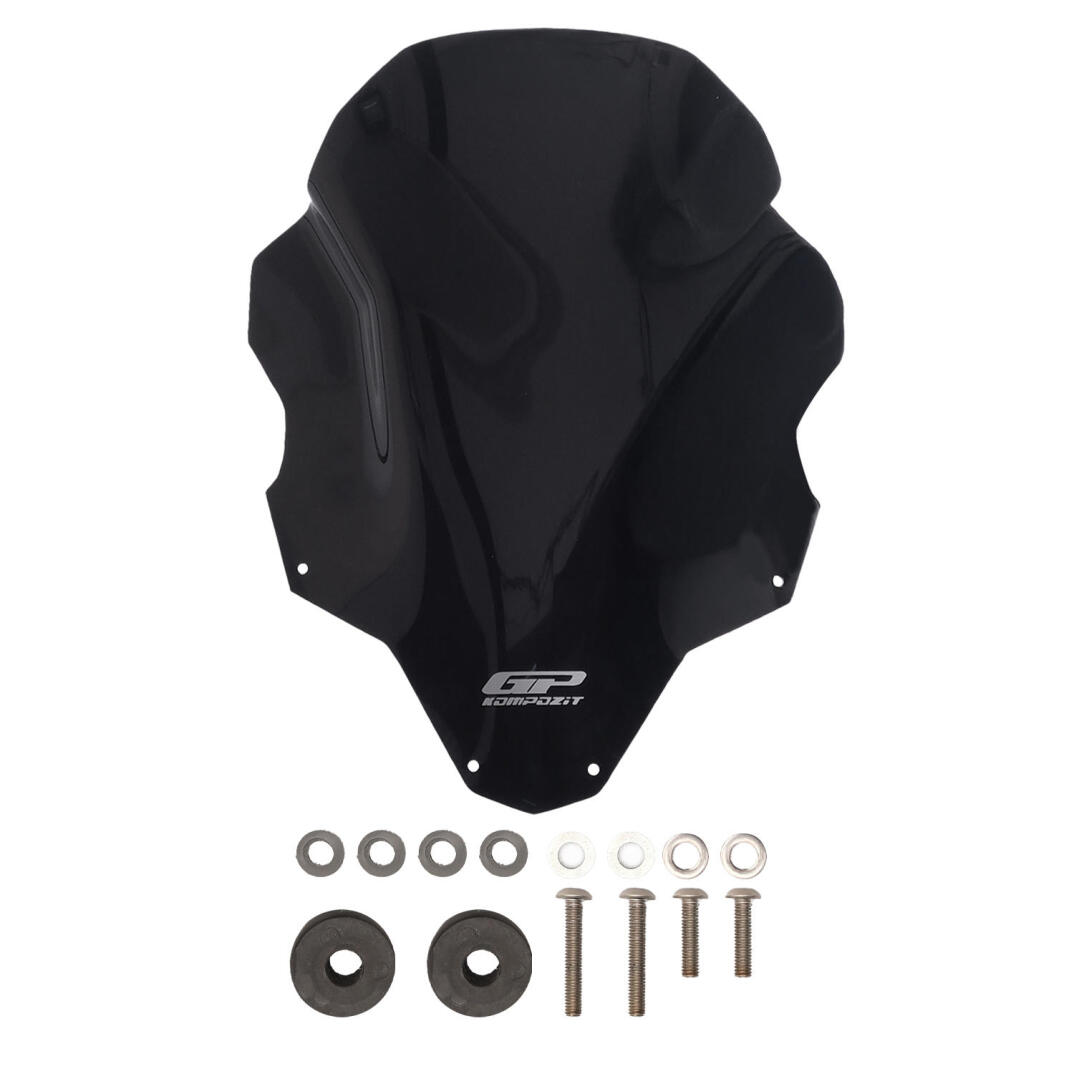 GP Kompozit Aprilia Tuono 660 Factory 2021-2024 Uyumlu Ön Cam Siyah - 6
