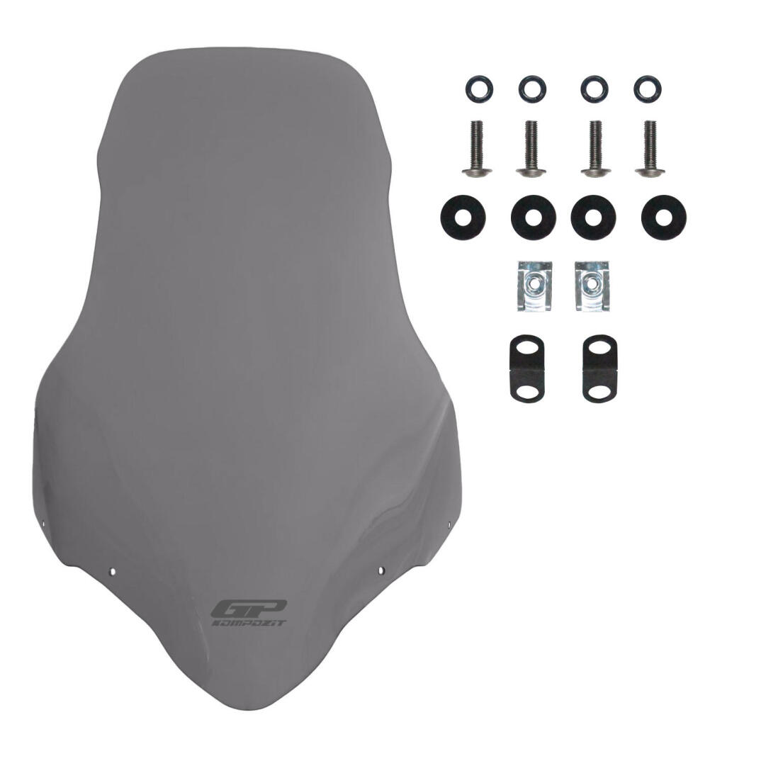 GP Kompozit Bajaj Discover 125ST / 150ST 2015-2017 Uyumlu Ön Cam Füme - 3