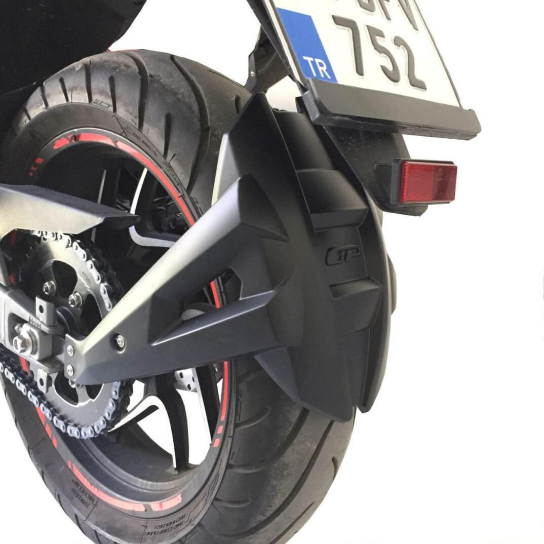 GP Kompozit Bajaj Dominar 250 / 400 2017-2026 Uyumlu Arka Çamur Sıyırıcı Siyah - 4