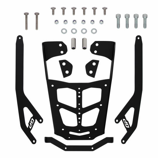 GP Kompozit Bajaj Dominar 250 / 400 2017-2026 Uyumlu Arka Çanta Demiri Siyah - 7
