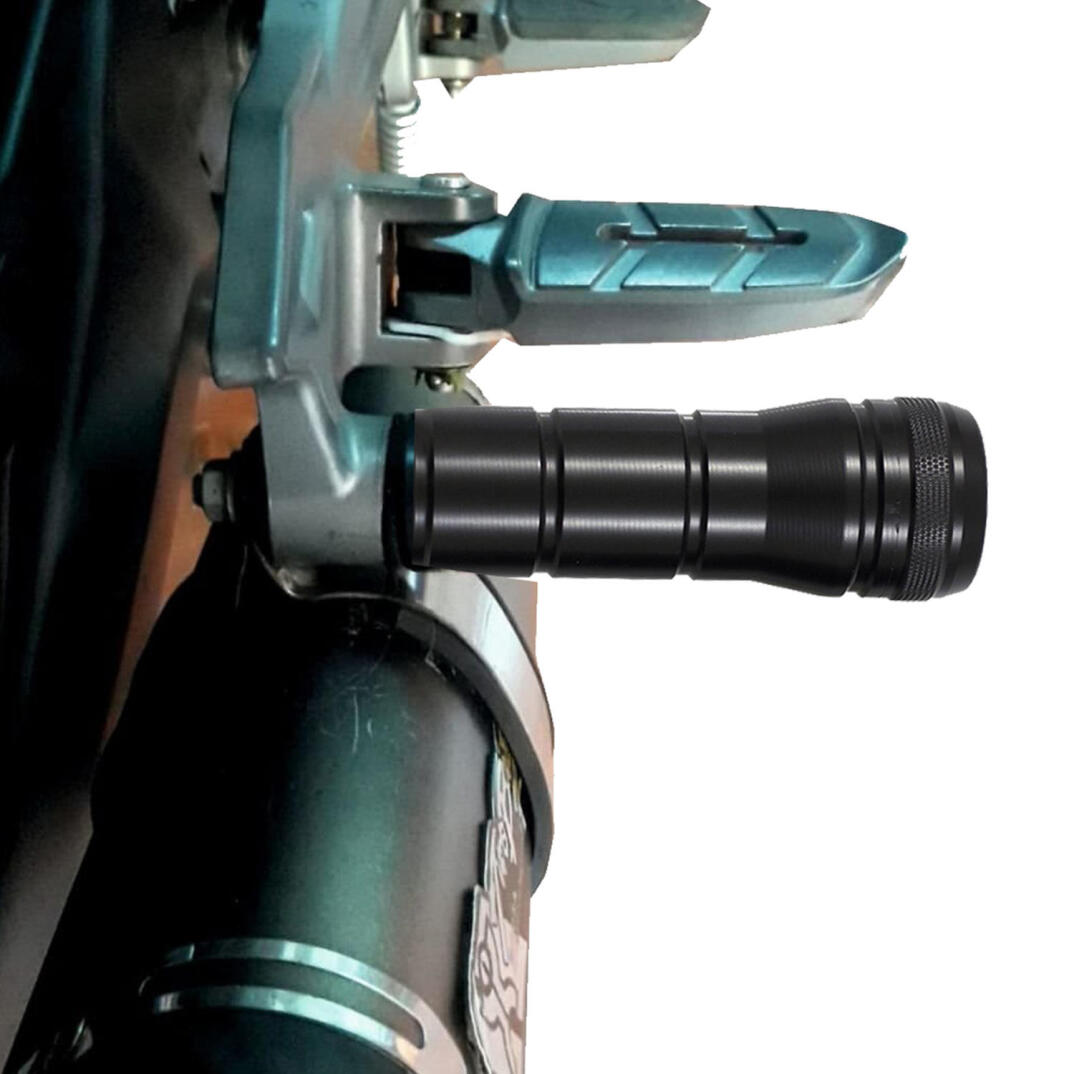 GP Kompozit Bajaj Dominar 250 / 400 2017-2026 Uyumlu Egzoz Koruma Takozu Siyah - 2