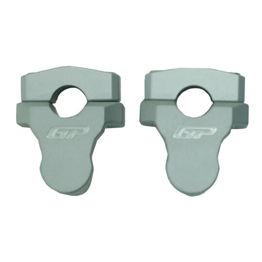 GP Kompozit Bajaj Dominar 250 / 400 2017-2026 Uyumlu Gidon Yükseltme 22mm Gri