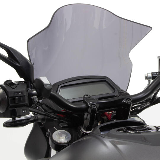 GP Kompozit Bajaj Dominar 250 / 400 2017-2026 Uyumlu Kısa Ön Cam Siyah - 5
