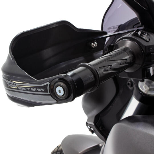 GP Kompozit Bajaj Dominar 250 / 400 2017-2026 Uyumlu Plastik Elcik Koruma Siyah - 4