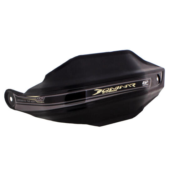 GP Kompozit Bajaj Dominar 250 / 400 2017-2026 Uyumlu Plastik Elcik Koruma Siyah - 6