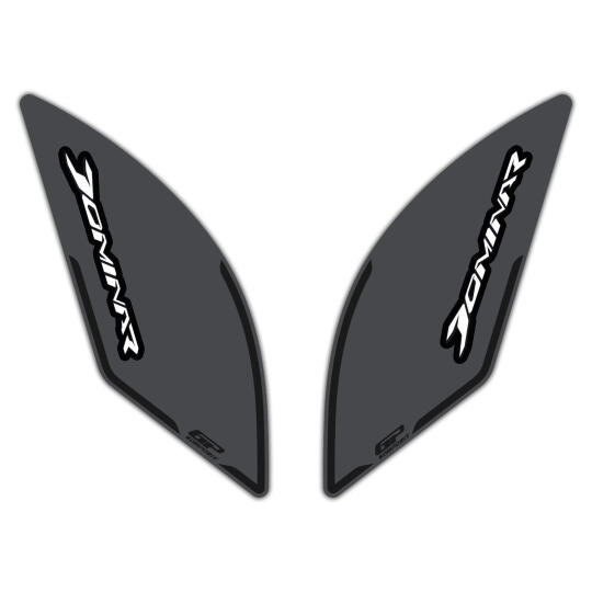 GP Kompozit Bajaj Dominar 250 / 400 2017-2026 Uyumlu Yan Pad Gri