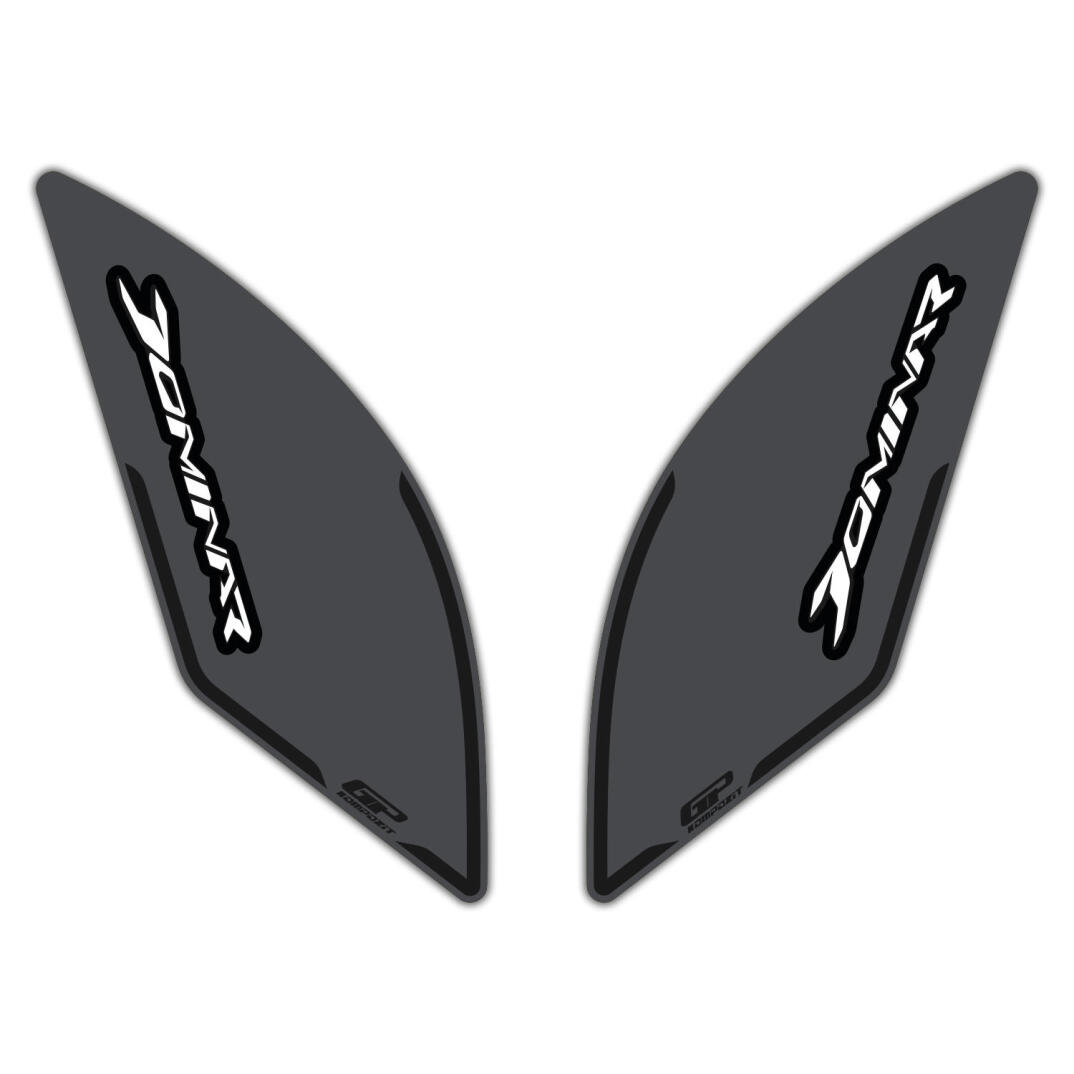 GP Kompozit Bajaj Dominar 250 / 400 2017-2026 Uyumlu Yan Pad Gri - 1