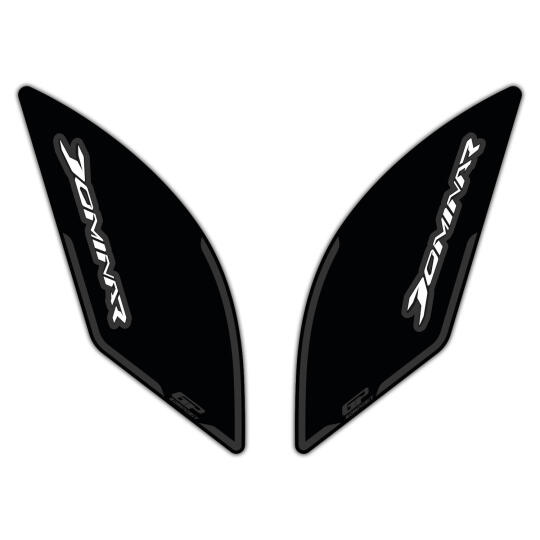 GP Kompozit Bajaj Dominar 250 / 400 2017-2026 Uyumlu Yan Pad Siyah