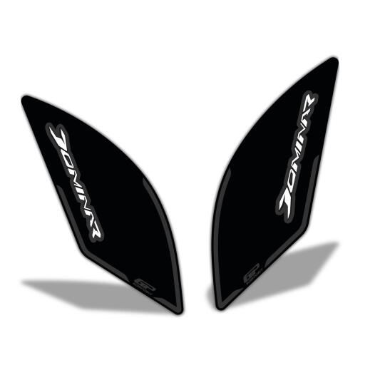 GP Kompozit Bajaj Dominar 250 / 400 2017-2026 Uyumlu Yan Pad Siyah (1)
