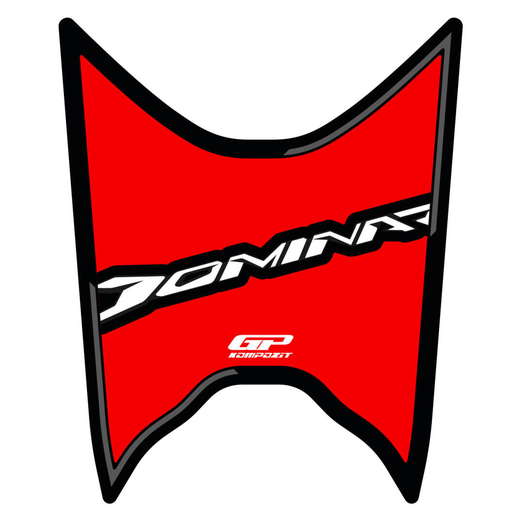 GP Kompozit Bajaj Dominar 250 / 400 2020-2026 Uyumlu Tank Pad Kırmızı - 1