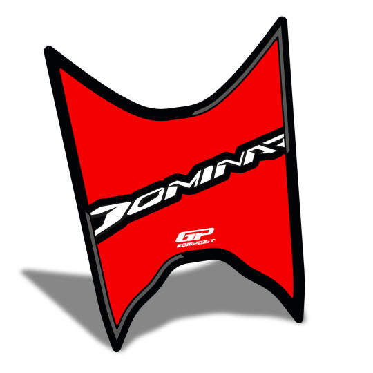 GP Kompozit Bajaj Dominar 250 / 400 2020-2026 Uyumlu Tank Pad Kırmızı - 4