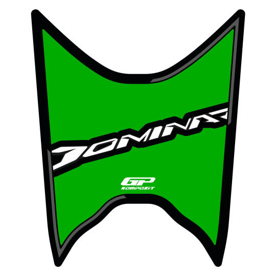 GP Kompozit Bajaj Dominar 250 / 400 2020-2026 Uyumlu Tank Pad Yeşil