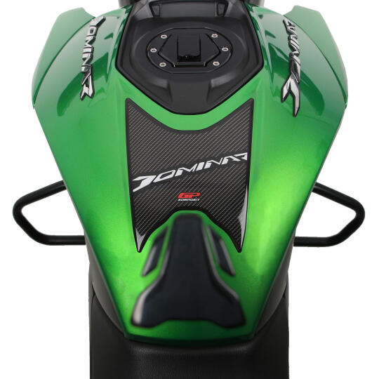 GP Kompozit Bajaj Dominar 250 / 400 2020-2026 Uyumlu Tank Pad Yeşil (1)