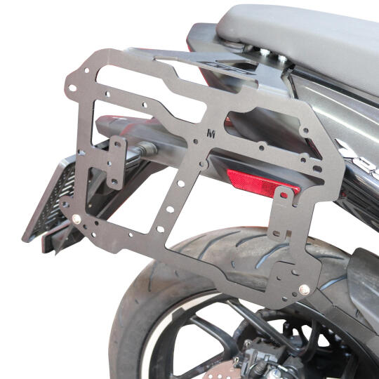 GP Kompozit Bajaj Dominar 250 / 400 2020-2026 Uyumlu Yan Çanta Demiri Siyah - 3