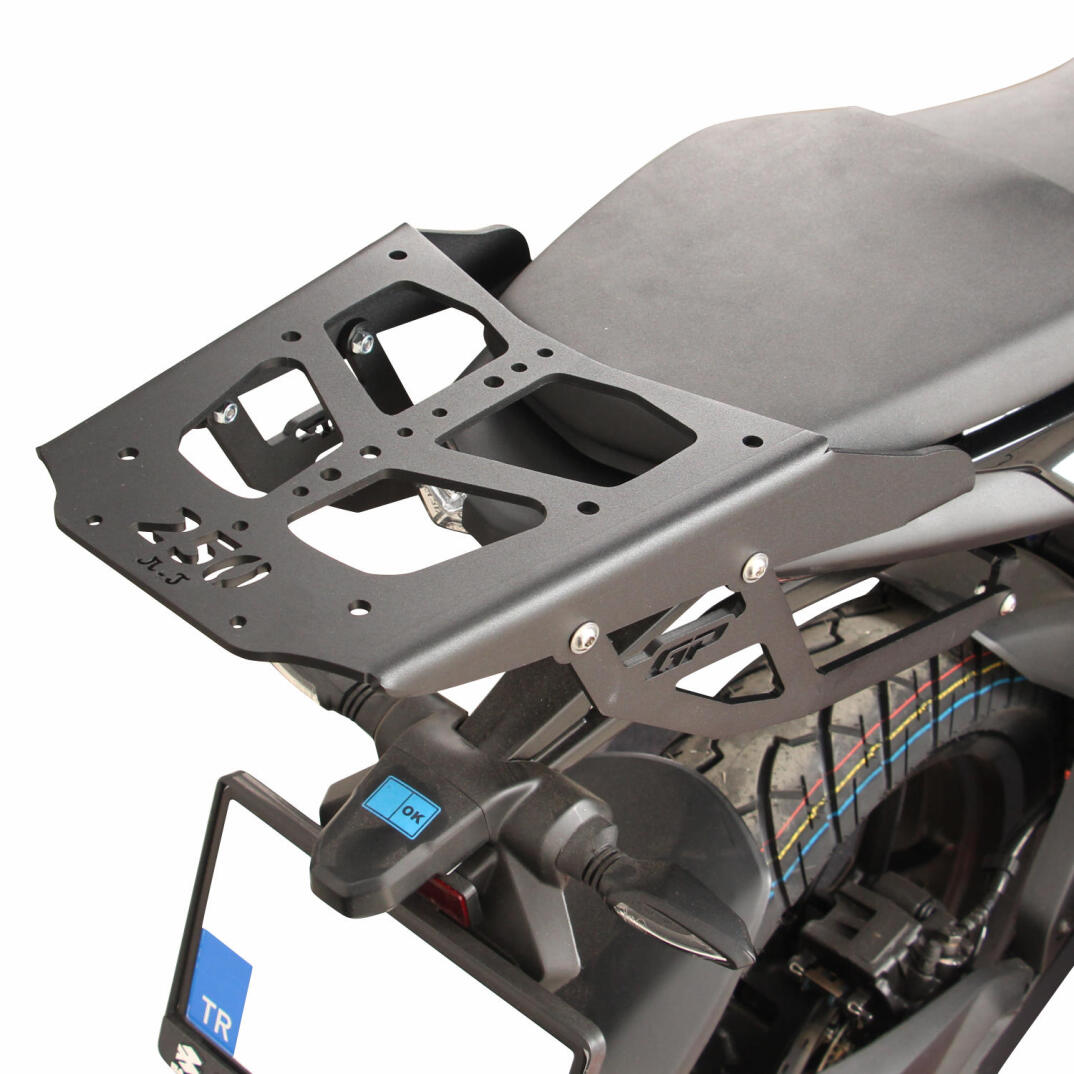 GP Kompozit Bajaj Pulsar F 250 2022-2026 Uyumlu Arka Çanta Demiri Siyah - 4