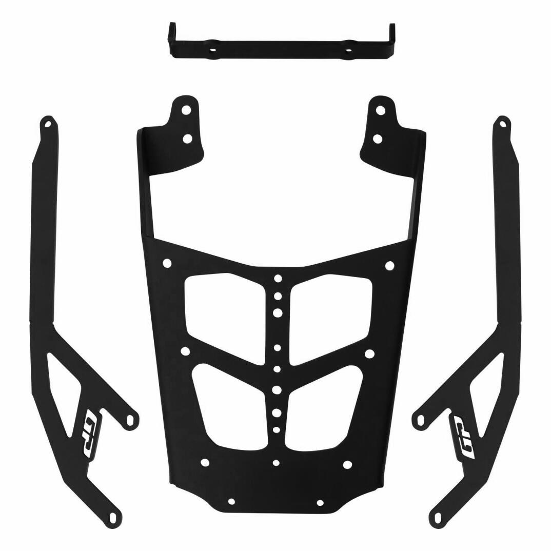 GP Kompozit Bajaj Pulsar N 160 2025-2026 Uyumlu Arka Çanta Demiri Siyah - 1