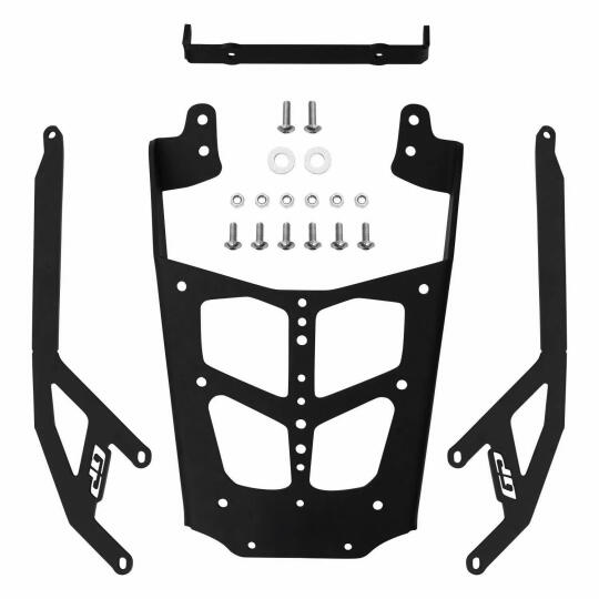 GP Kompozit Bajaj Pulsar N 160 2025-2026 Uyumlu Arka Çanta Demiri Siyah - 3