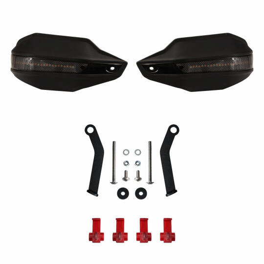 GP Kompozit Bajaj Pulsar N 160 2025-2026 Uyumlu Led Sinyalli Elcik Koruma Siyah - 4