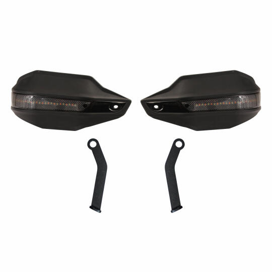 GP Kompozit Bajaj Pulsar N 250 2022-2026 Uyumlu Led Sinyalli Elcik Koruma Siyah