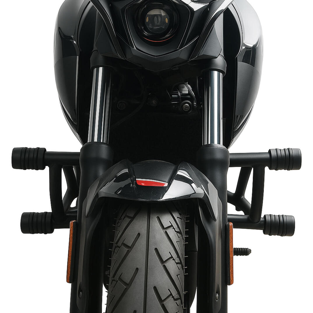 GP Kompozit Bajaj Pulsar N 250 2022-2026 Uyumlu Motor Koruma Demiri Siyah - 2